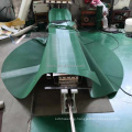 Good price 180 Degree turning roller conveyor pvc belt conveyor green turning belt